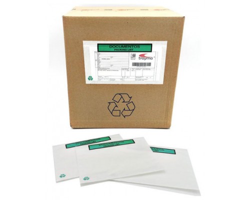 CAJA 1000 SOBRES ADHESIVOS PACK LIST 100% PAPEL 240X130 MM IMPRESO DOCUMENTOS PACKING LIST S2757 F-P (Espera 4 dias)